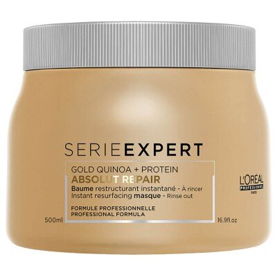 Masca de par professionnel absolut repair gold quinoa + protein 500ml