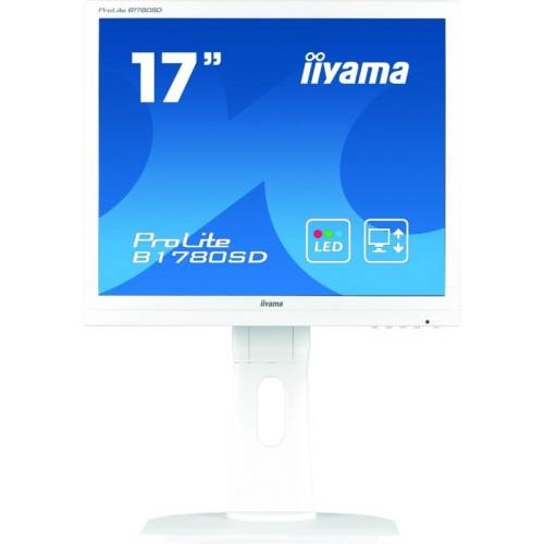 Monitor led iiyama prolite b1780sd-w1 17 inch 5ms white