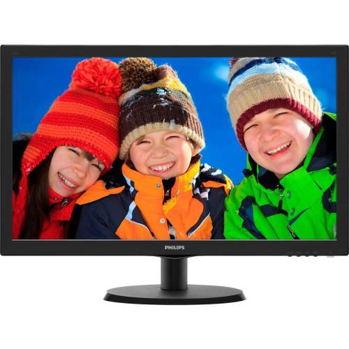 Monitor led philips 21.5 inch, 5ms, black