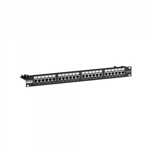 Patchpanel utp cat. 5e 24-port with the strip