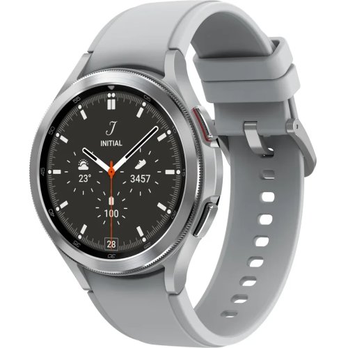 Resigilat samsung smartwatch galaxy watch 4 classic, 46 mm, bluetooth, stainless steel, argintiu