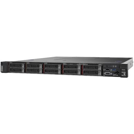 Sistem server sr250 xeon e-2146g (6c 3.5ghz 12mb cache/80w), 1x16gb, ob, 2.5 hs (8), sw raid, hs 450w, xcc standard, rails