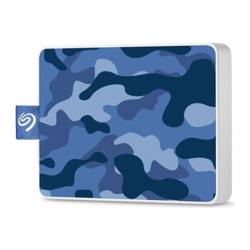 Ssd seagate one touch special edition 500gb usb 3.0 camo blue
