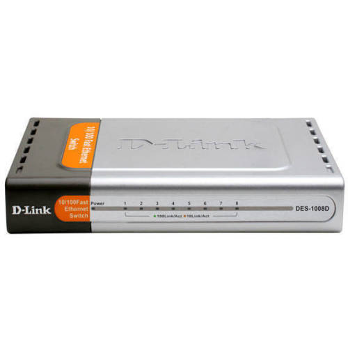 D-link Switch desktop 8 porturi des-1008d