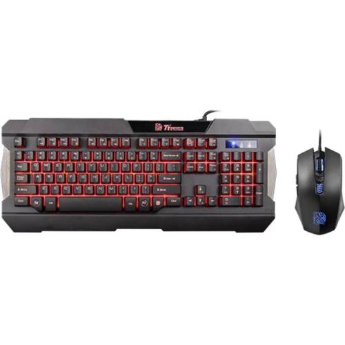 Tastatura + mouse gaming tt esports commander gear (multi light)