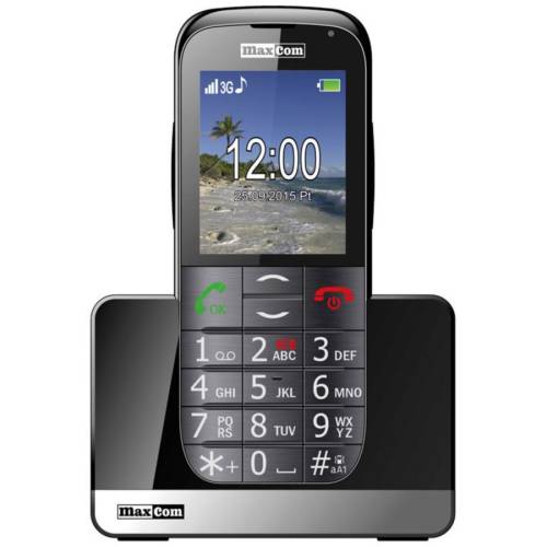 Telefon mobil single sim maxcom comfort mm721, 3g, black