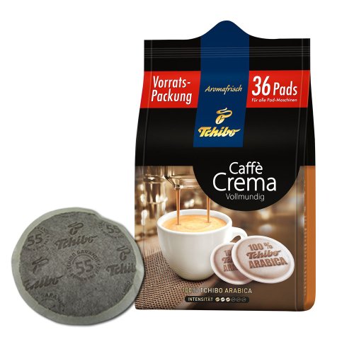 Tchibo cafe crema pad set 36 buc