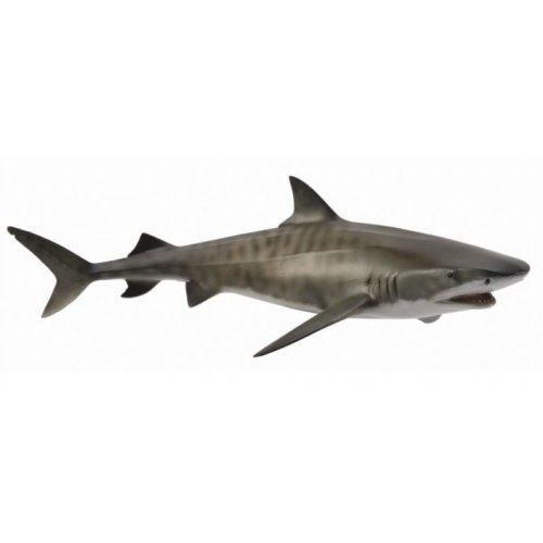 Collecta - figurina rechin tigru pictata manual, l