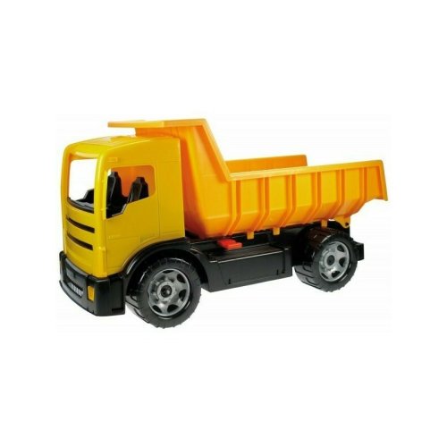 Lena camion basculanta pentru copii din plastic galbena sustine 100 kg