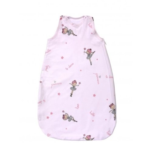 Lorelli - sac de dormit de iarna, 80 cm, bumbac ranforce, ballet pink