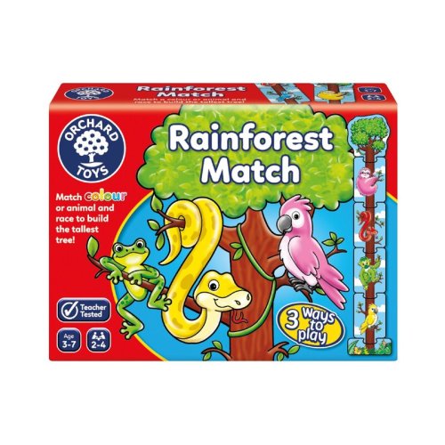 Orchard toys - joc educativ concurs in padurea tropicala rainforest match