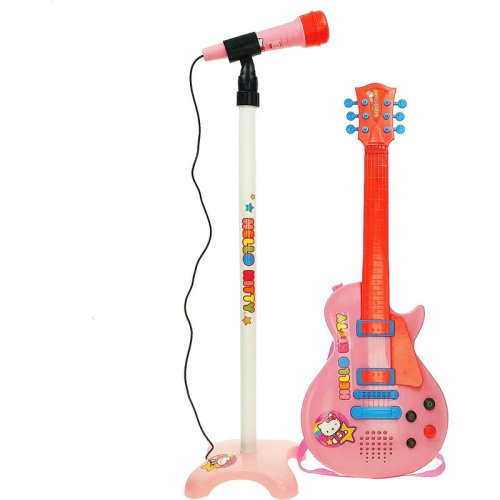 Reig Musicales Set chitara si microfon roz hello kitty