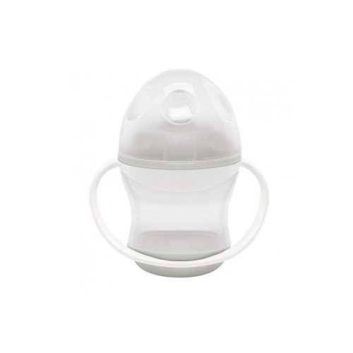 Thermobaby - cana anti-curgere cu capac si manere agate grey