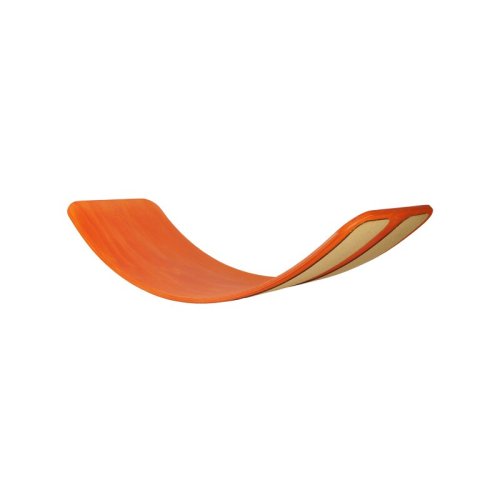 Tictoys - placa de echilibru si balans , model culoare portocaliu, cu benzi de pluta