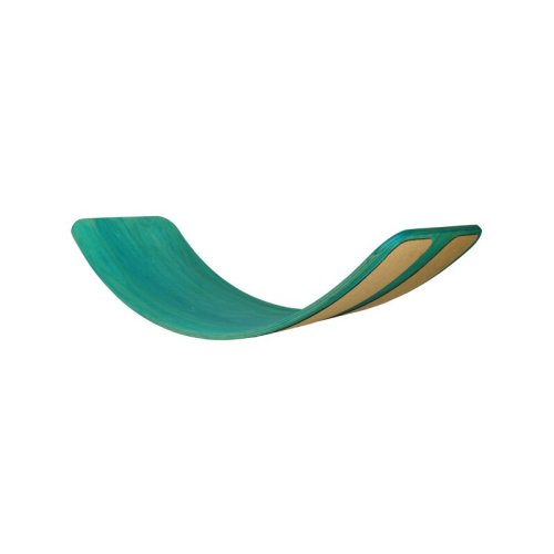 Tictoys - placa de echilibru si balans , model culoare verde, cu benzi de pluta