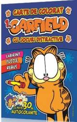 Garfield vol.1 carte de colorat cu jocuri distractive