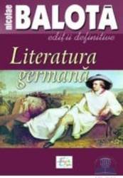 Literatura germana - nicolae balota