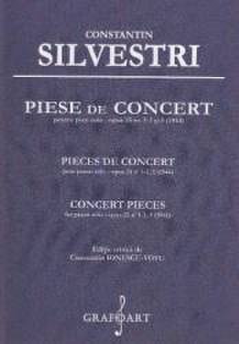 Piese de concert pentru pian solo opus 25 nr.1-3 si 5 - constantin silvestri