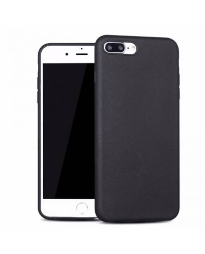 Husa apple iphone 7 x-level guardian 3d material soft, super slim - neagra