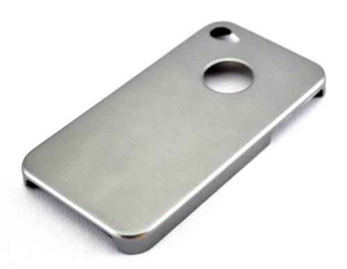 Theiconic Husa metalica iphone 4/4s - argintiu