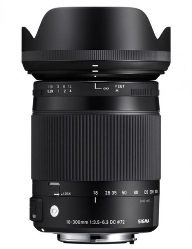 Sigma 18-300mm f3.5-6.3 dc obiectiv foto dslr macro canon