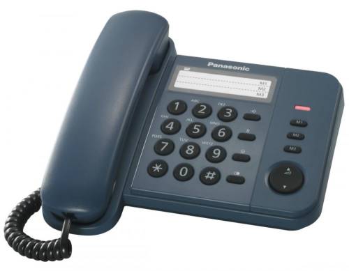 Telefon analogic Panasonic kx-ts520fxc, indigo, testare in showroom