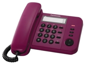 Telefon analogic Panasonic kx-ts520fxr ,rosu