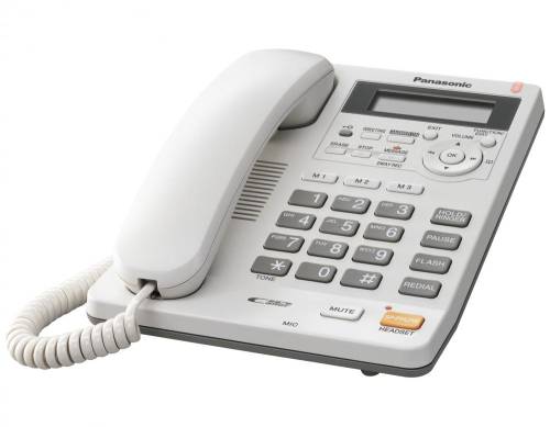 Telefon analogic Panasonic kx-ts620fxw, testare in showroom