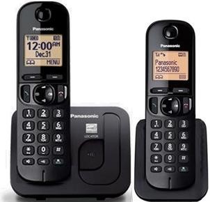 Telefon dect, negru, twin, kx-tgc212fxb, Panasonic
