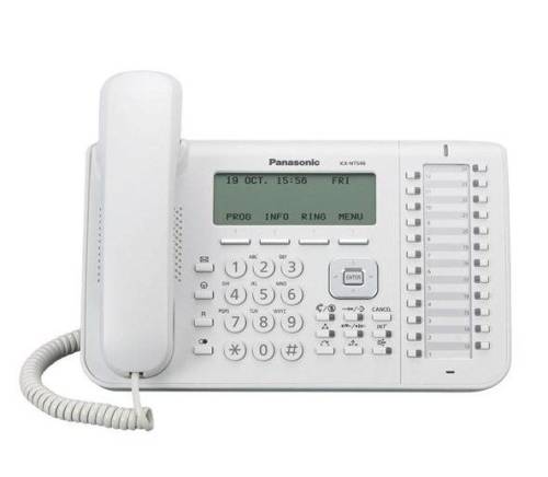 Telefon proprietar panasonic kx-nt546x,ip , alb