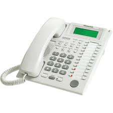 Telefon proprietar Panasonic kx-t7735ce, analogic, alb