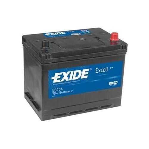 Baterie auto exide excell 70ah eb704