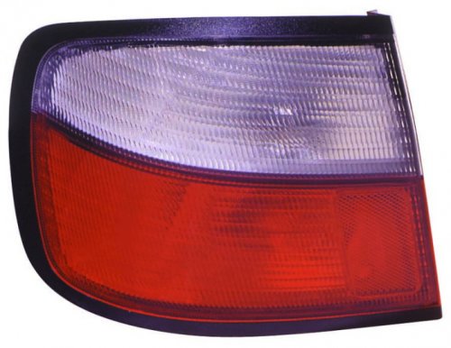 Stop tripla lampa spate stanga ( exterior , semnalizator alb, culoare sticla: rosu) nissan primera limuzina 4d dupa 1996-1999