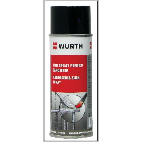 Zinc spray pentru caroserie 400 ml wurth
