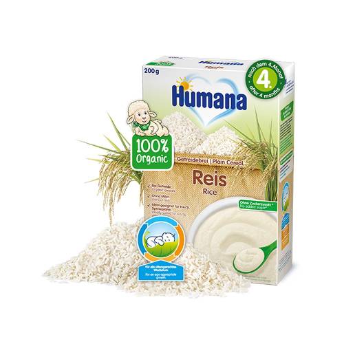 Cereale eco, orez fara lapte humana, 200 g, 4 luni+