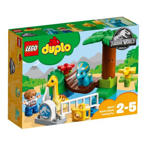 Lego® duplo® - jurassic world - gradina zoo a uriasilor blanzi (10879)