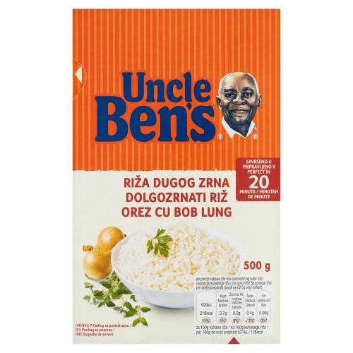Orez cu bob lung uncle ben's, 500 g