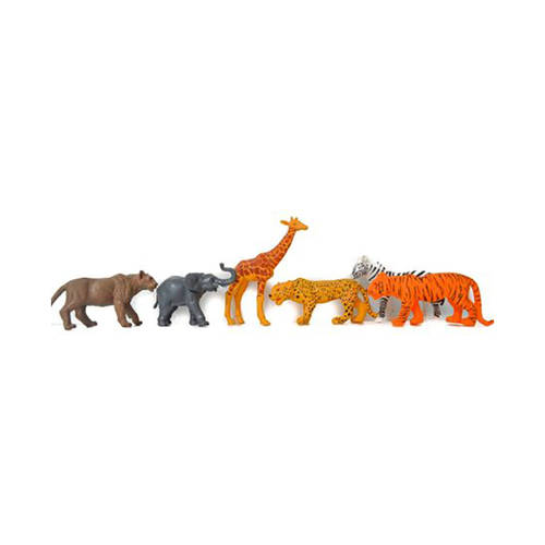 Set 6 figurine animale salbatice jungla toy major
