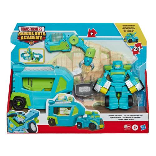 Set transformers figurina cu vehicul rescue bots academy, hoist rescue trailer, e7181