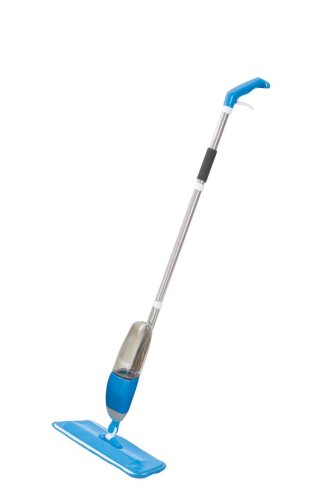 Mop super easy spray cu rezervor detasabil ,126 x 38 x 12 cm, albastru,vanora home