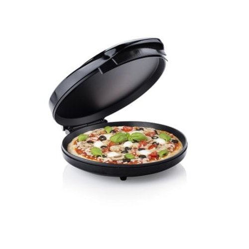 Resigilat - aparat pentru preparat pizza tristar pz-2881, 1450 w, diametru 30 cm, prajeste legume, carne, termostat reglabil, negru
