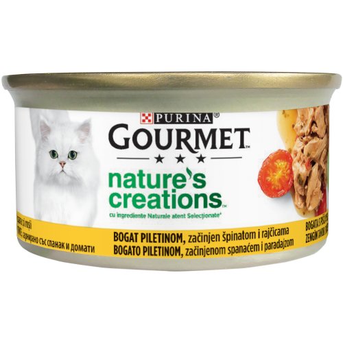 Gourmet nature's creations, file pui si tomate, 85 g
