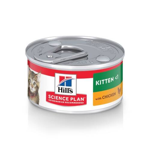 Hill's sp kitten hrana pentru pisici cu pui 82 g (conserva)