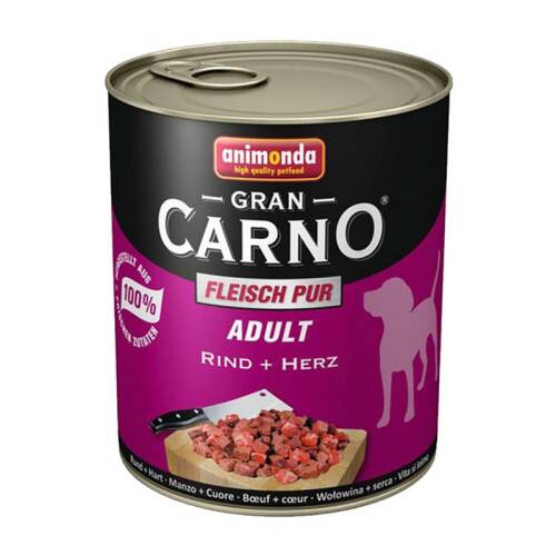 Hrana umeda caini, grancarno adult dog vita + inima, 800 g