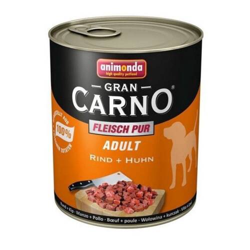 Hrana umeda caini, grancarno adult dog vita + pui, 800 g
