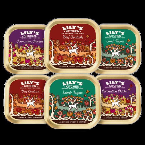 Lily's kitchen dog world dishes trays multipack 6x150 g