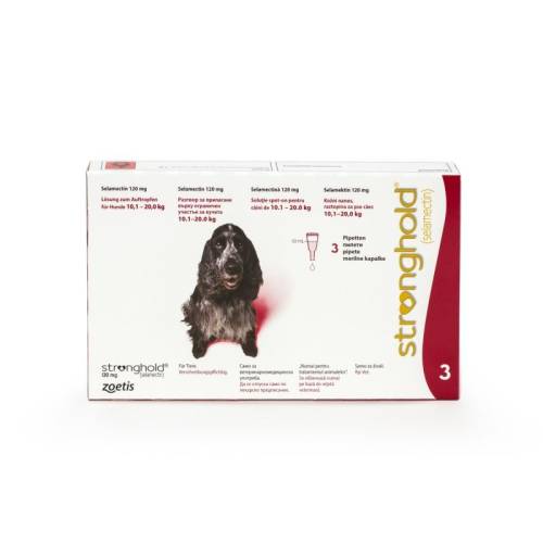Stronghold caine 120 mg ( 10,1 - 20 kg ) 3 pipete