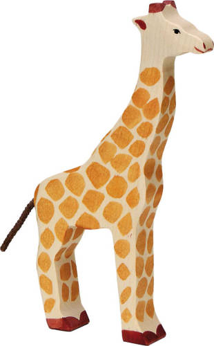 Figurină din lemn - girafă