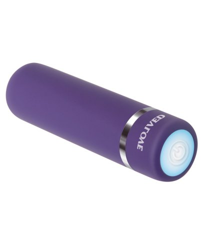 Evolved Novelties Glont vibrator purple passion 7 moduri vibratii usb 7.1 cm evolved