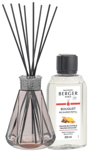 Maison Berger Difuzor parfum camera berger vintage pyramide rose cu parfum orange de cannelle 200ml